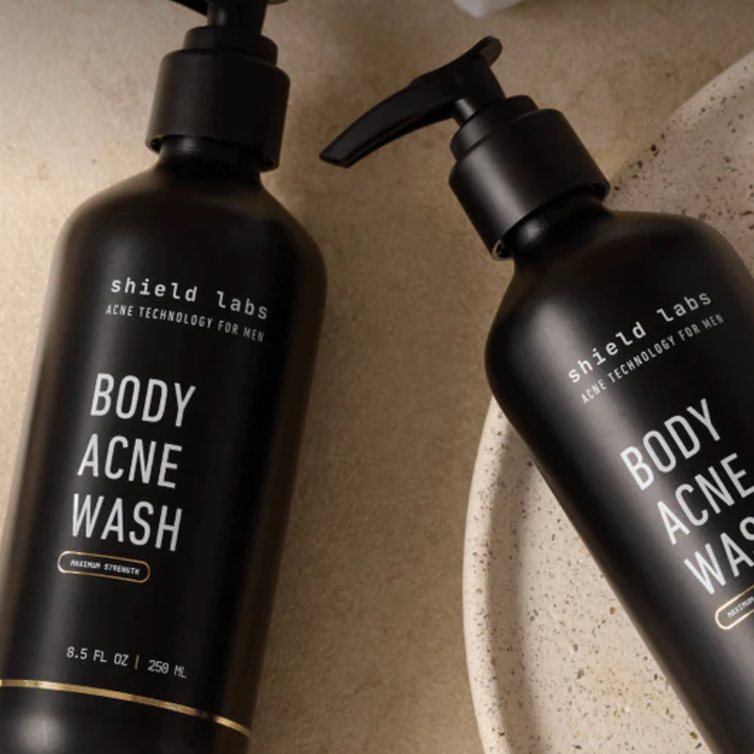 Shield Body | El gel de ducha que ayuda a limpiar el acné corporal.